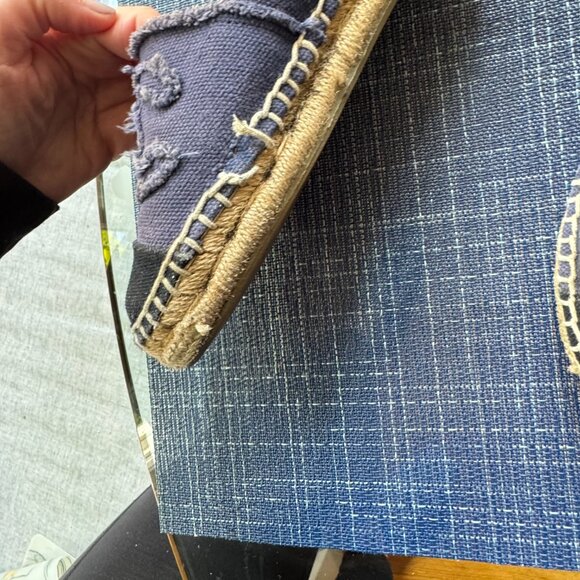 Chanel Dark Blue/Noir Espadrilles Size 36 - Picture 4 of 6